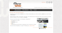 Desktop Screenshot of manooweb.fr